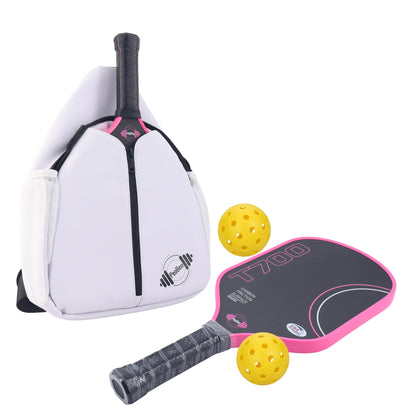Designer PU Leather Pickleball Paddle Bag