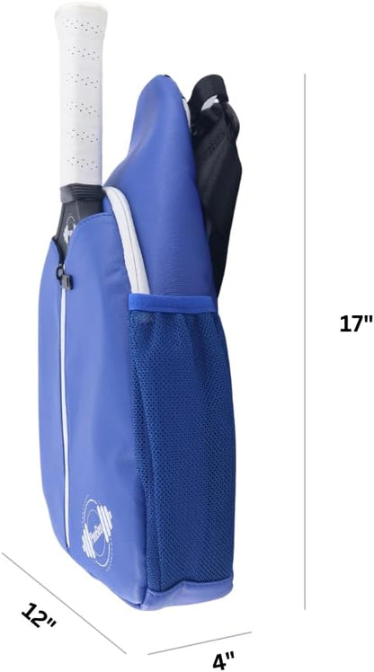 Designer PU Leather Pickleball Paddle Bag