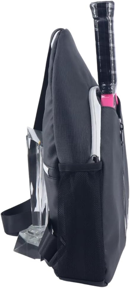 Designer PU Leather Pickleball Paddle Bag