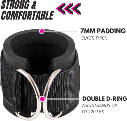 ANKLE STRAPS for Cable Machine Attachments
